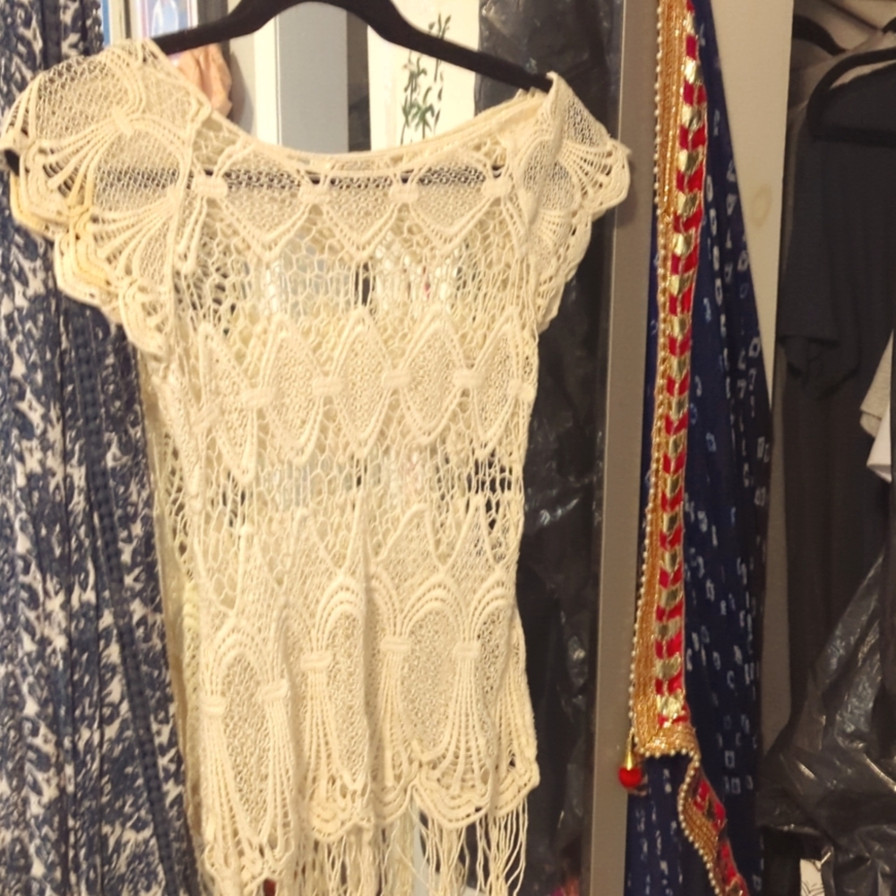 CATO -Ecru- (S)  short sleeved tunic